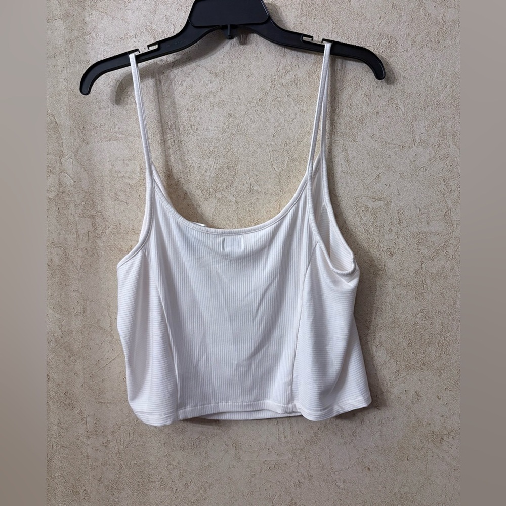 BDG Ribbed Cropped Tank Top - Picture 2 of 3